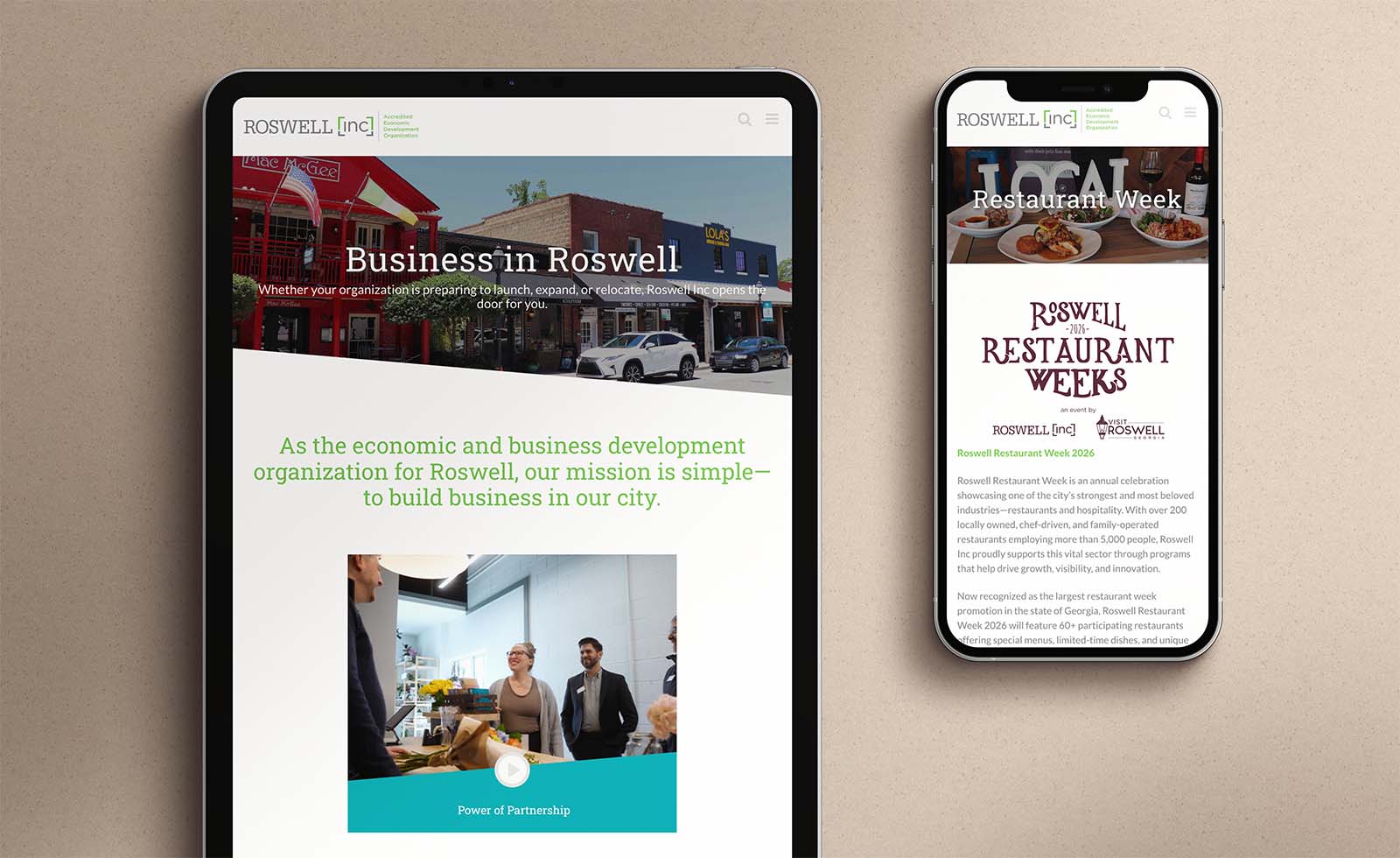 Web pages on digital devices