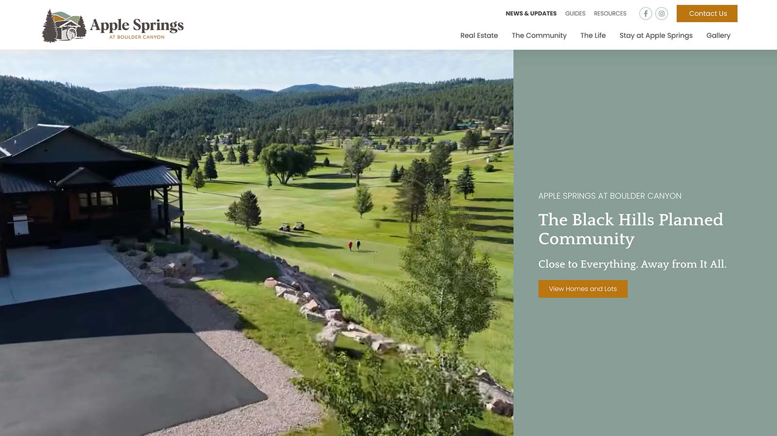 Apple Springs home page