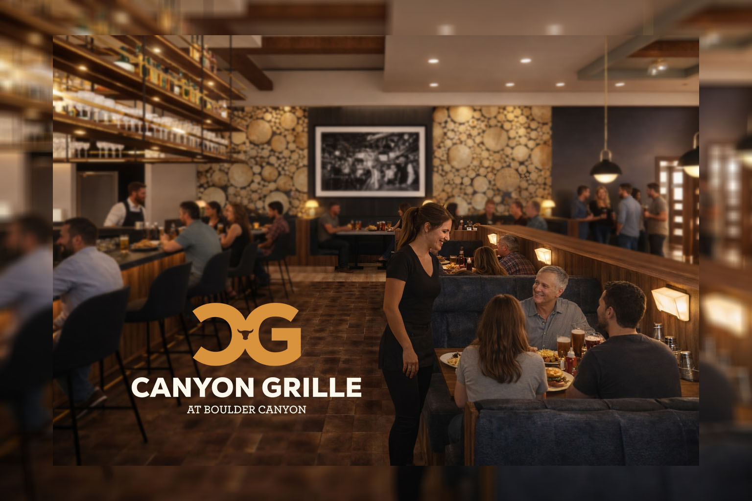 Canyon Grille interior rendering