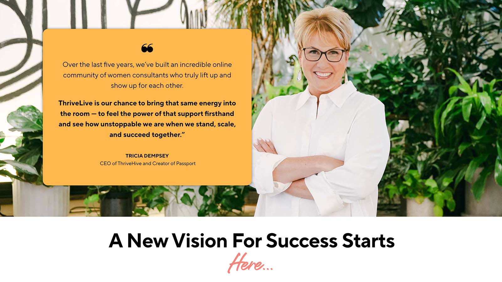 ThriveLive Event web page